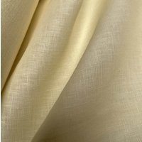 Tissu lin lavé uni écru - MT - Mondial Tissus