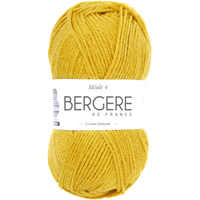 Pelote de fil à tricoter Idéal 4 soufre - Bergère de France - Bergère de France - Mondial Tissus