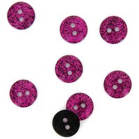 Boutons pailletés violet 14mm MT - MT - Mondial Tissus