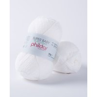 Pelote de fil à tricoter Super Baby blanc - Phildar - Phildar - Mondial Tissus