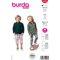 Patron burda 9208 - pantalons de jogging 104-146 - Burda - Mondial Tissus