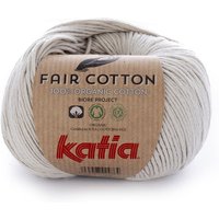 Pelote de fil à tricoter bio Fair Cotton gris perle - Katia - Katia - Mondial Tissus