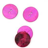 Boutons nacrés rose foncé 23 mm - MT - Mondial Tissus