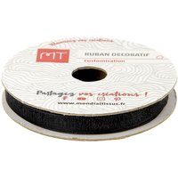 Bobine ruban organza noir 6 mm - MT - Mondial Tissus