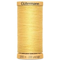 Bobine de fil à bâtir Gütermann - Jaune - COL 758 - Gütermann - Mondial Tissus