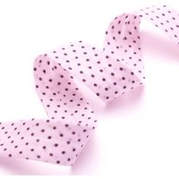 Biais replié rose à pois 20 mm - Frou Frou - Mondial Tissus