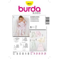 Patron Burda 9831 - Ensemble enfant coordonnés - Burda - Mondial Tissus