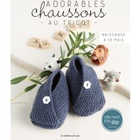 Adorables chaussons au tricot - Les éditions de saxe - Mondial Tissus