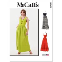 Patron Mc Call's M8476U5 Robe du 44 au 52 - McCall's - Mondial Tissus