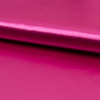 Tissu satin polyester brillant rose - Mondial Tissus