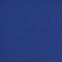 Tissu double gaze uni bio bleu electrique - Mondial Tissus