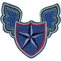 Écusson étoile jean ailes - Mondial Tissus