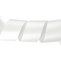 Ruban satin double face 50 mm blanc - MT - Mondial Tissus