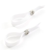 Attachettes lingerie Blanches - MT - Mondial Tissus