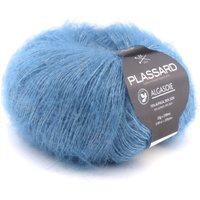 Pelote de fil à tricoter Algasoie bleu moyen 210m - Plassard - Plassard - Mondial Tissus