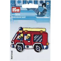 Écusson thermocollant véhicule de pompiers rouge - Prym - Mondial Tissus