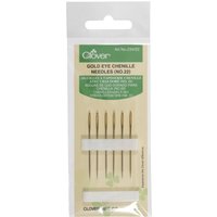 Aiguille tapisserie chenille oeil d'or n° 22 x6 - Clover - Clover - Mondial Tissus