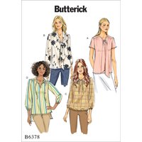 Patron Butterick B6378E5 Top,Blouse Femme 42-50 - Butterick - Mondial Tissus