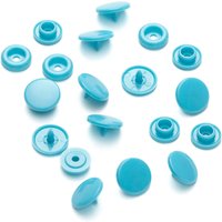 Boutons-pression ronds Color Snaps - Turquoise - Prym - Mondial Tissus
