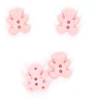 Boutons forme ourson rose 16mm MT - MT - Mondial Tissus