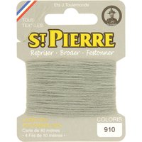 Laine Saint Pierre pour repriser / broder 910 gris clair - St. Pierre - Mondial Tissus