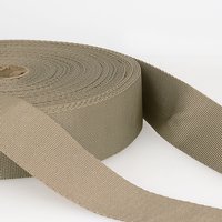 Sangle polyester 35mm taupe - Mondial Tissus