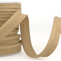 Dépassant passepoil rouleau 6mm taupe - Mondial Tissus