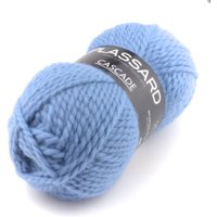 Pelote de Fil Cascade-22 bleu moyen 100 m - Plassard - Plassard - Mondial Tissus