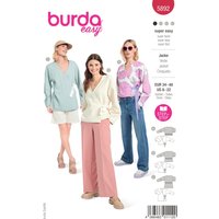 Patron Burda veste 34-48 B 5892 - Burda - Mondial Tissus