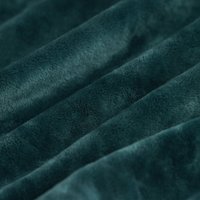 Tissu velours éponge polyester spandex uni vert foncé - MT - Mondial Tissus