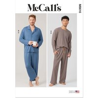 Patron M8616A haut décontracté pour homme du 46 au 68 - Mc Call's - McCall's - Mondial Tissus