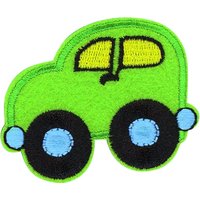 Écusson voiture vert clair - Mondial Tissus