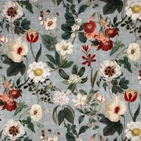 Bachette linenlook botany vert de gris -280 cm - Mondial Tissus