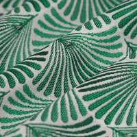 Tissu jacquard Naïade vert - MT - Mondial Tissus