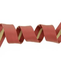 Biais simili cuir 20 mm cuivre brillant - Mondial Tissus