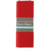 Grand coupon tissu uni 150x60cm jersey rouge - Frou Frou - Mondial Tissus