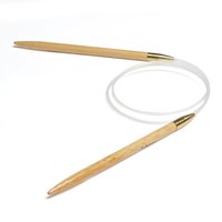 Aiguille tricot circulaire bambou n°7 80 cm - Bohin - Mondial Tissus
