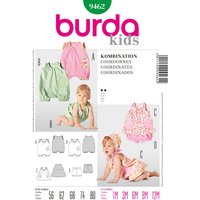 Patron burda 9462 kids ensemble bébé - Burda - Mondial Tissus