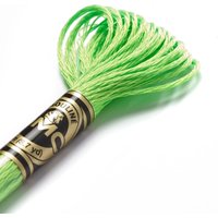 mouliné métallisé échevette Vert - COL E990 - DMC - Mondial Tissus