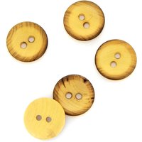 Boutons ronds en bois 17 mm - MT - Mondial Tissus