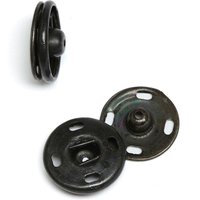 Bouton pression noir 13 mm - MT - Mondial Tissus