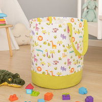 Sac à jouets 35x45cm jungle multicolore - MT - Mondial Tissus