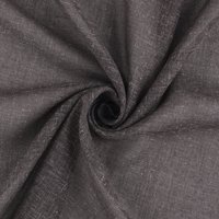 Tissu voilage aspect naturel chiné noir - Mondial Tissus