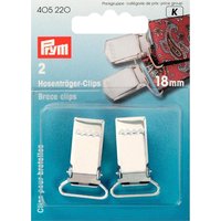 Clips pour bretelles, 18mm, argenté - Prym - Mondial Tissus
