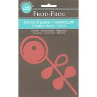 Thermocollant motif fleur corail - Frou Frou - Mondial Tissus
