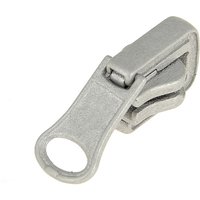 Curseur zip réversible argenté - Mondial Tissus