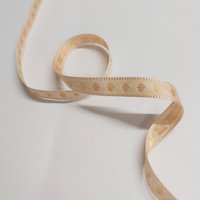 Ruban pois brodé 10 mm beige - Frou Frou - Mondial Tissus