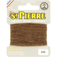 Laine Saint Pierre pour repriser / broder 926 marron chiné - St. Pierre - Mondial Tissus