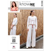 Patron ME2138D5 ensemble décontracté pour femme du 32 au 40 - Know Me - Know Me - Mondial Tissus