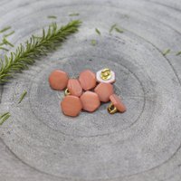 Lot de 5 boutons Quartz rose melba 10 mm - Atelier Brunette - Atelier Brunette - Mondial Tissus